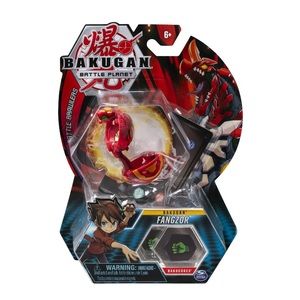 💜 Bakugan, Fangzor, 2-inch Tall Collectible Action Figure and Trading Card